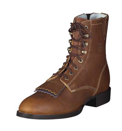 Ariat Heritage Lacer II Stivali Da Lavoro Donna In Pelle Pieno Fiore - Tecnologia ATS, Suola Duratread